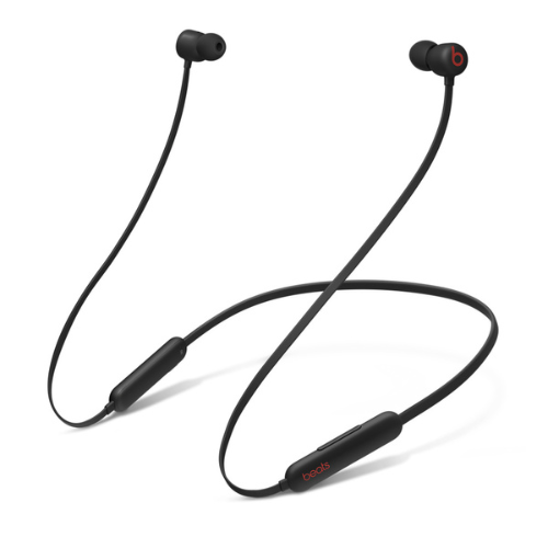 Beats Flex Wireless Bluetooth Earphones - Black | Noise Isolating, Magnetic Earbuds with 12-Hour Battery for Gym, Running & Commuting