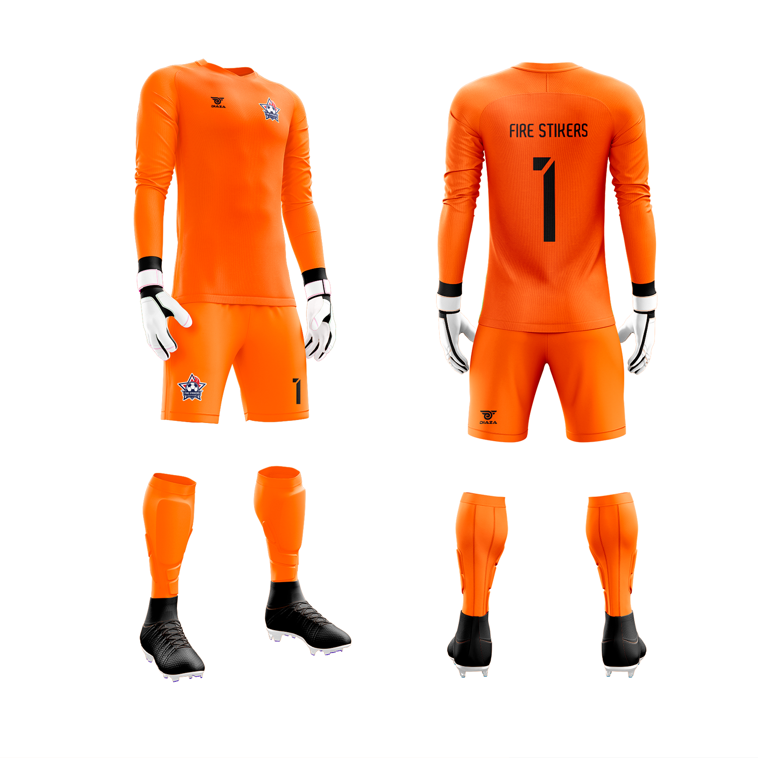 FS GK Away Kit - High-Quality Soccer Goalkeeper Jersey for Training & Matches - Perfect for Professional & Amateur Players