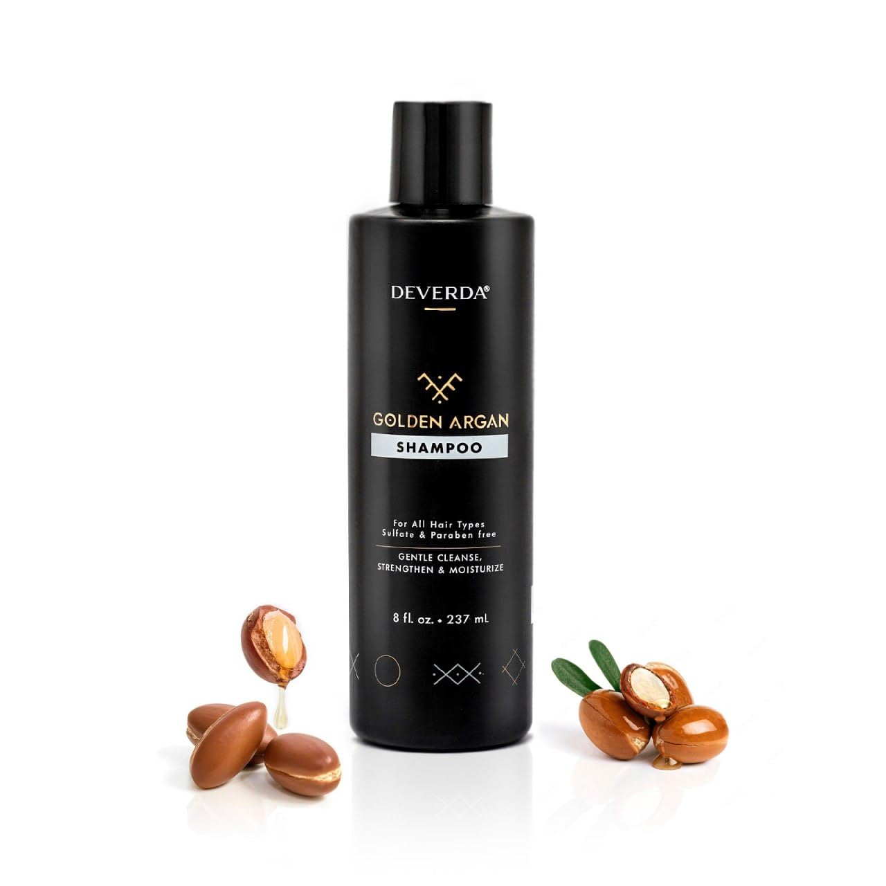 Pure Moroccan Golden Argan Oil Shampoo for Hair Repair & Shine - Hydrating & Nourishing for Dry, Damaged Hair - Salon Quality at Home