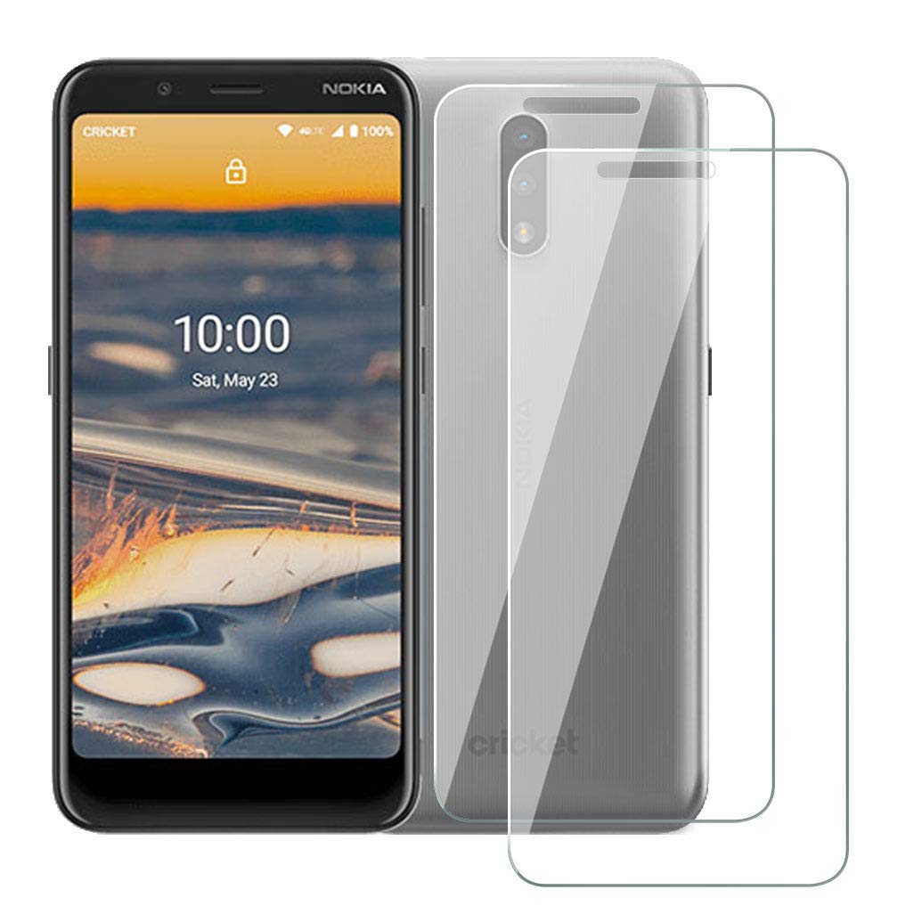 Nokia C2 Tava Screen Protector 2-Pack - 9H Tempered Glass for Scratch Protection | Perfect Fit for 5.45