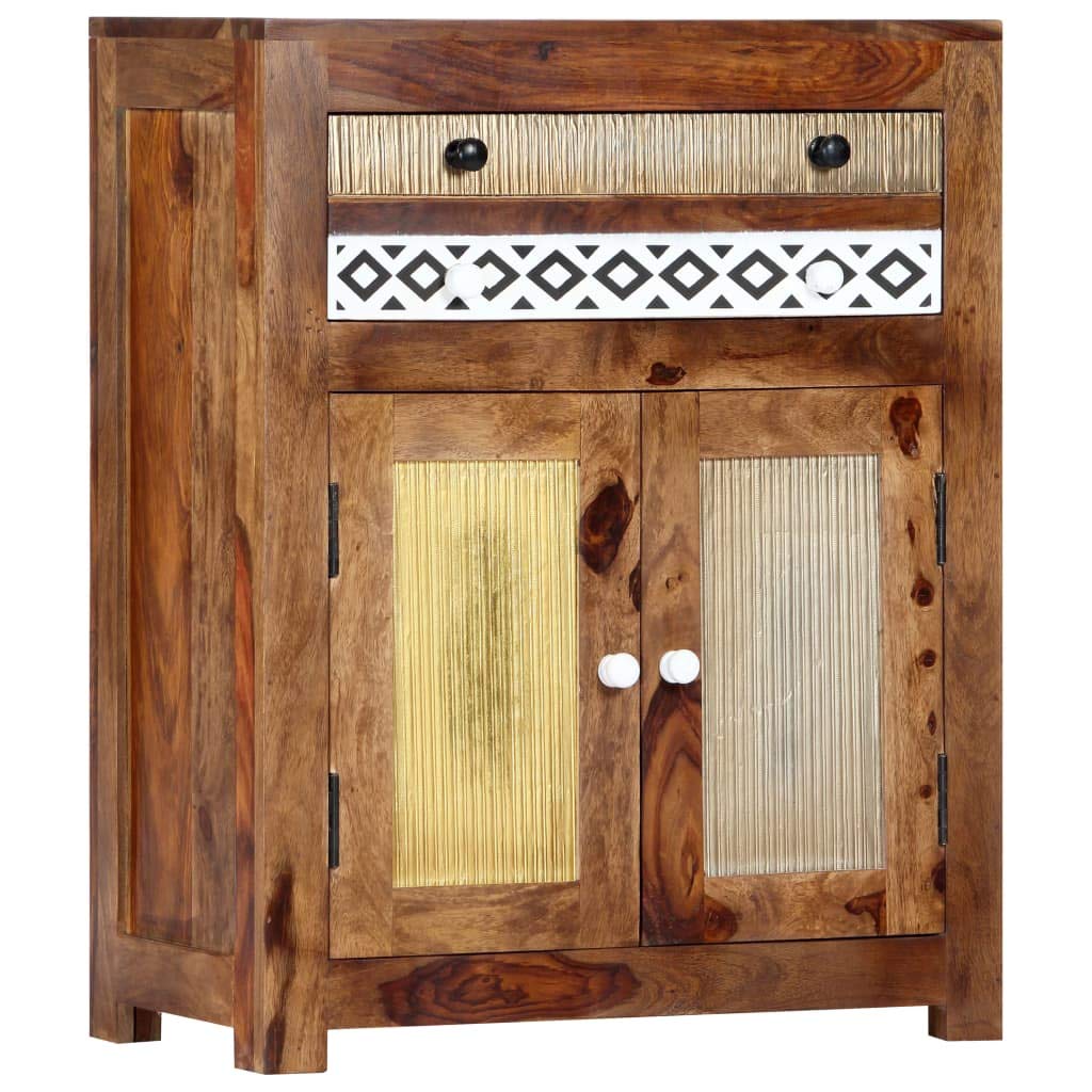 Industrial Side Storage Cabinet with Drawers - 23.6