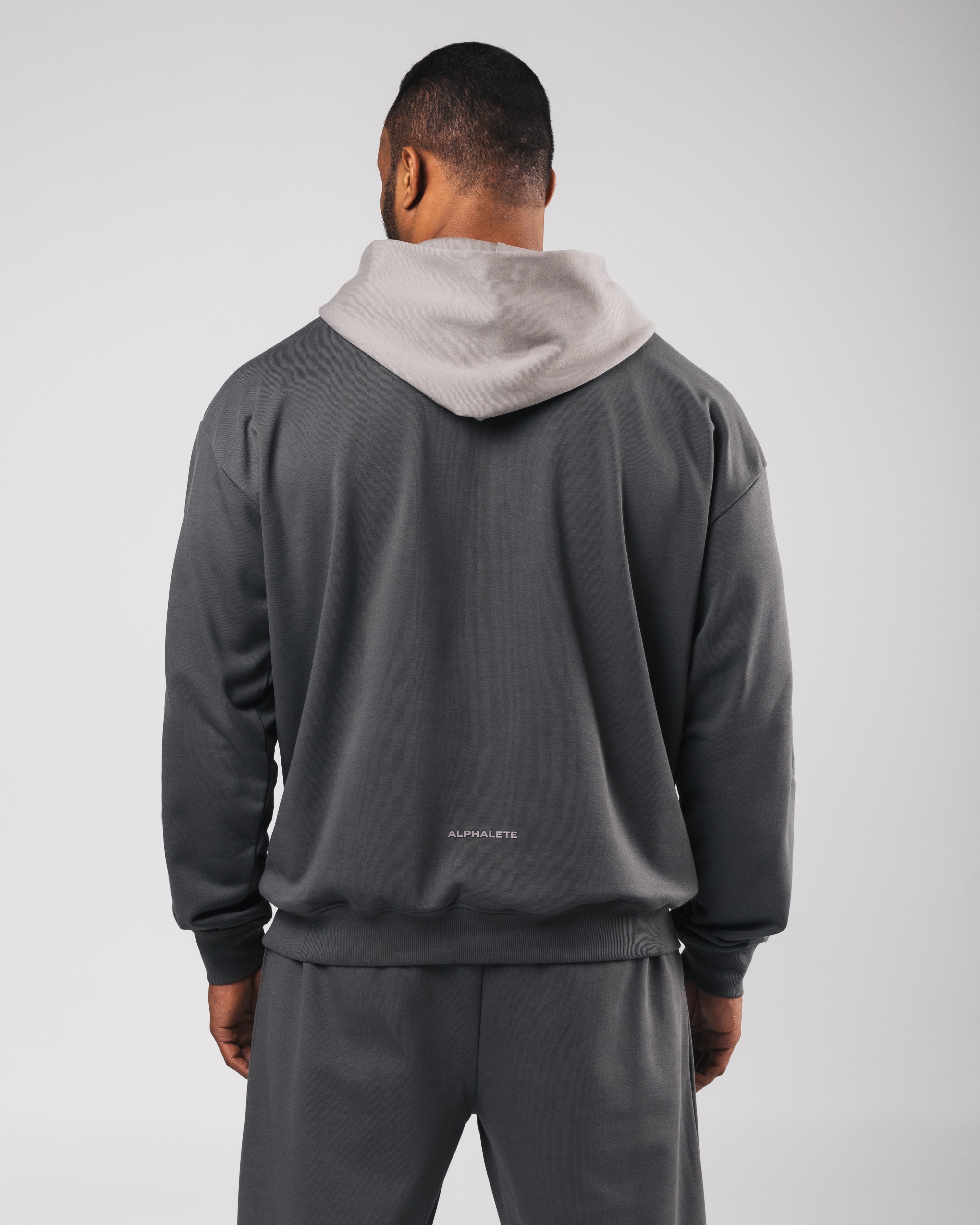 Premium Heavyweight Hoodie for Men - Three Pillar Pullover in Pewter Gray | Cozy Winter Wear & Casual Street Style Outfit
