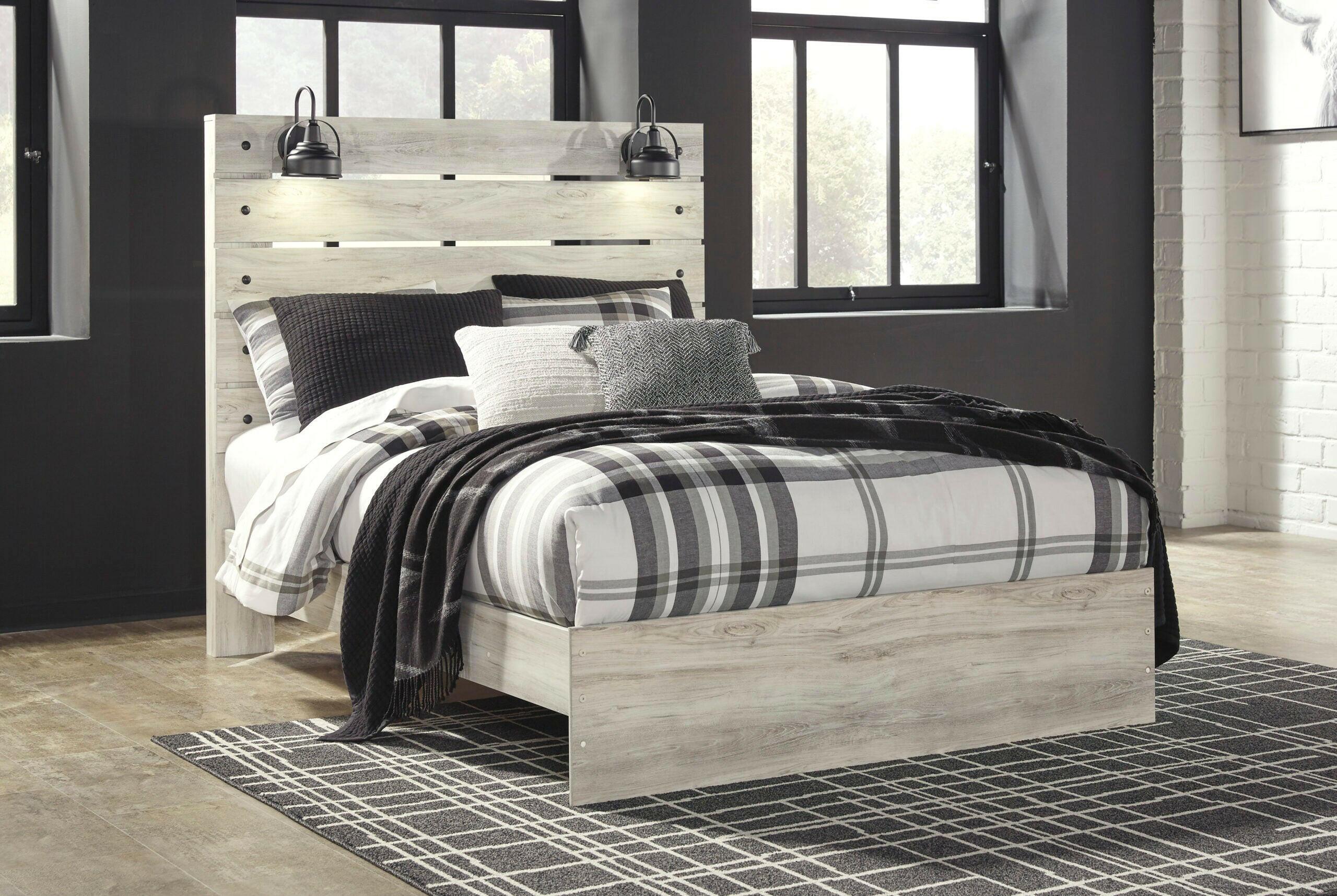 Cambeck Queen Size Bed Frame B192 - 54/57/96 Inches, Sturdy Metal Platform Bed with Noise-Free Support - Perfect for Master Bedrooms, Guest Rooms & Small Spaces