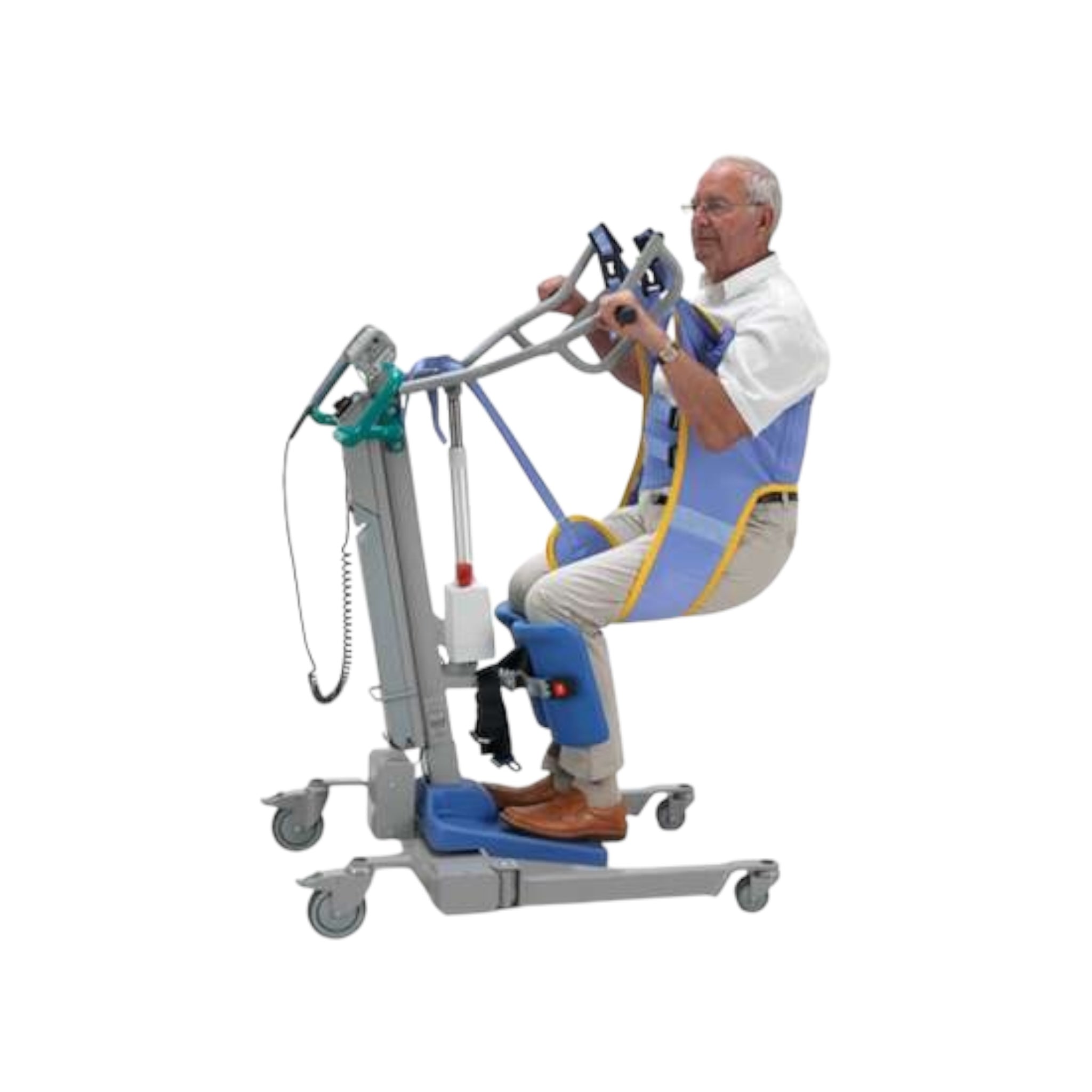 Arjo Sara 3000 Electric Sit to Stand Lift with Powered Base - 440 lbs Weight Capacity - Includes Sling - Ideal for Home Care & Patient Mobility Assistance