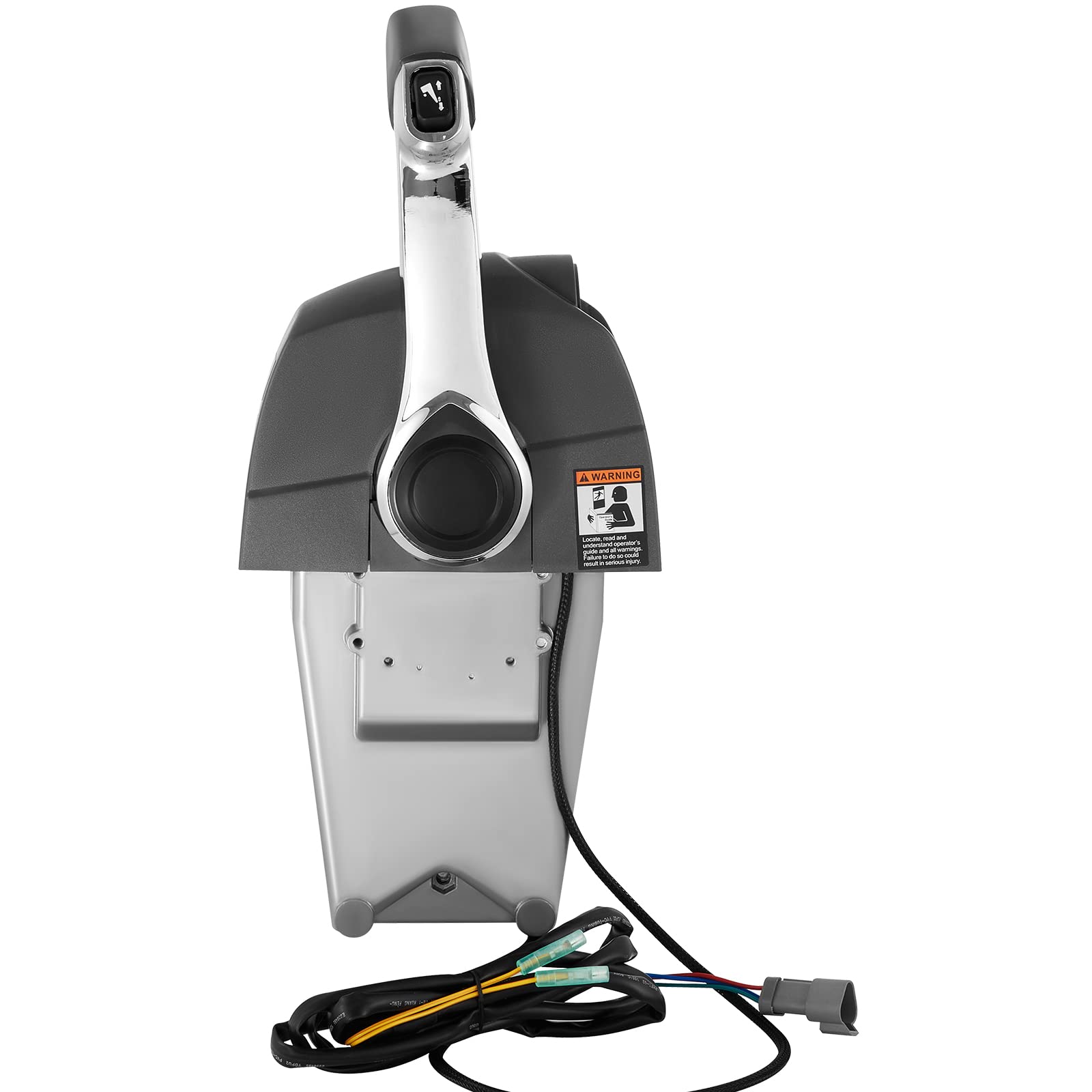 Vevor Boat Throttle Control 5006180 - Side Mount Outboard Remote Control Single Lever Binnacle with Key Switch & Lanyard for Evinrude Johnson Motors - Perfect for Marine Boating, Fishing & Water Sports
