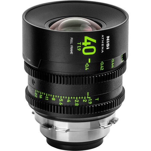NiSi ATHENA PRIME 40mm T1.9 Full Frame Cine Lens for ARRI PL Mount - Professional Cinema Lens for Filmmaking, Videography & Photography