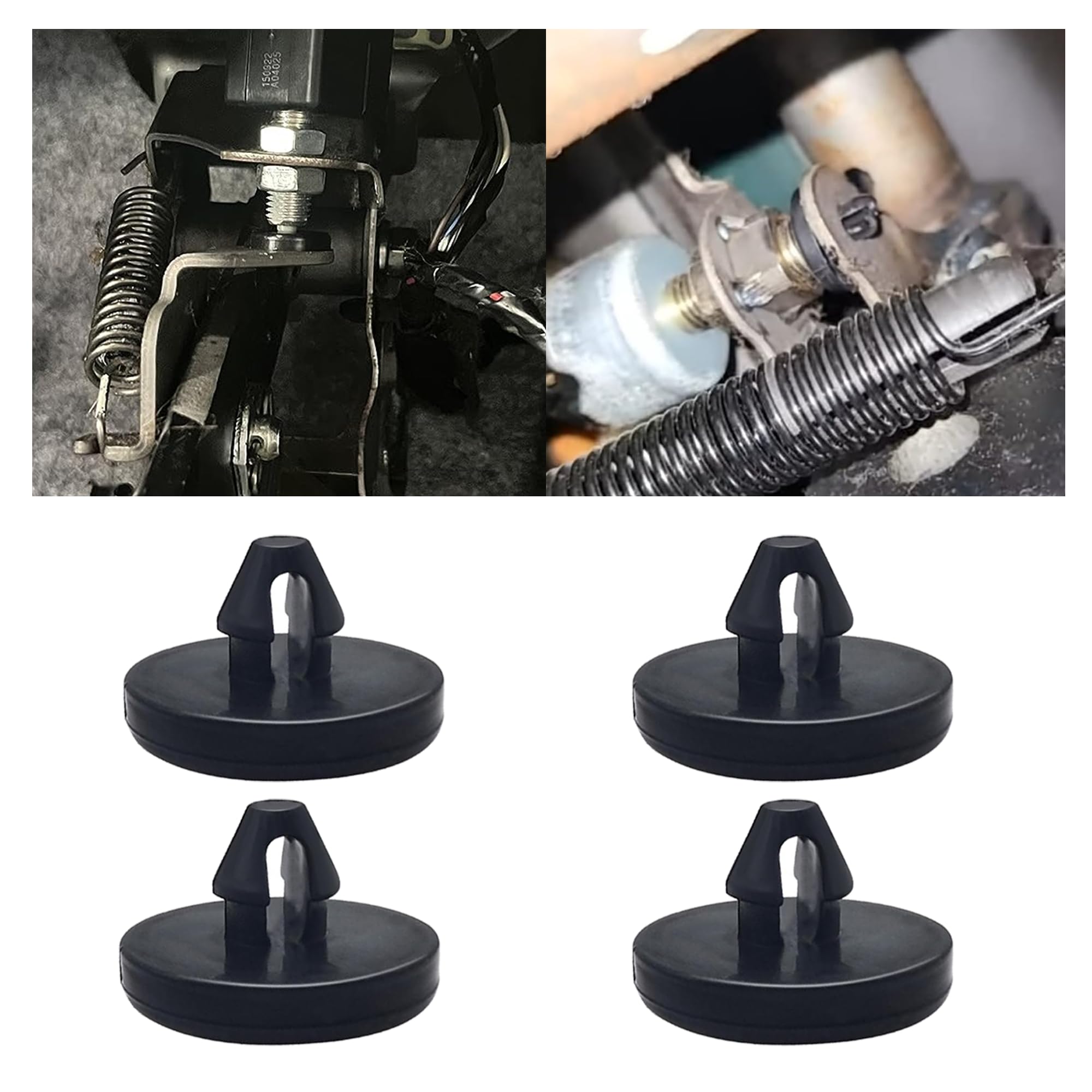 4PCS Brake Pedal Stop Pad for Toyota Lexus Scion - OEM 90541-06036 Replacement - Perfect for Brake Light Switch Repair