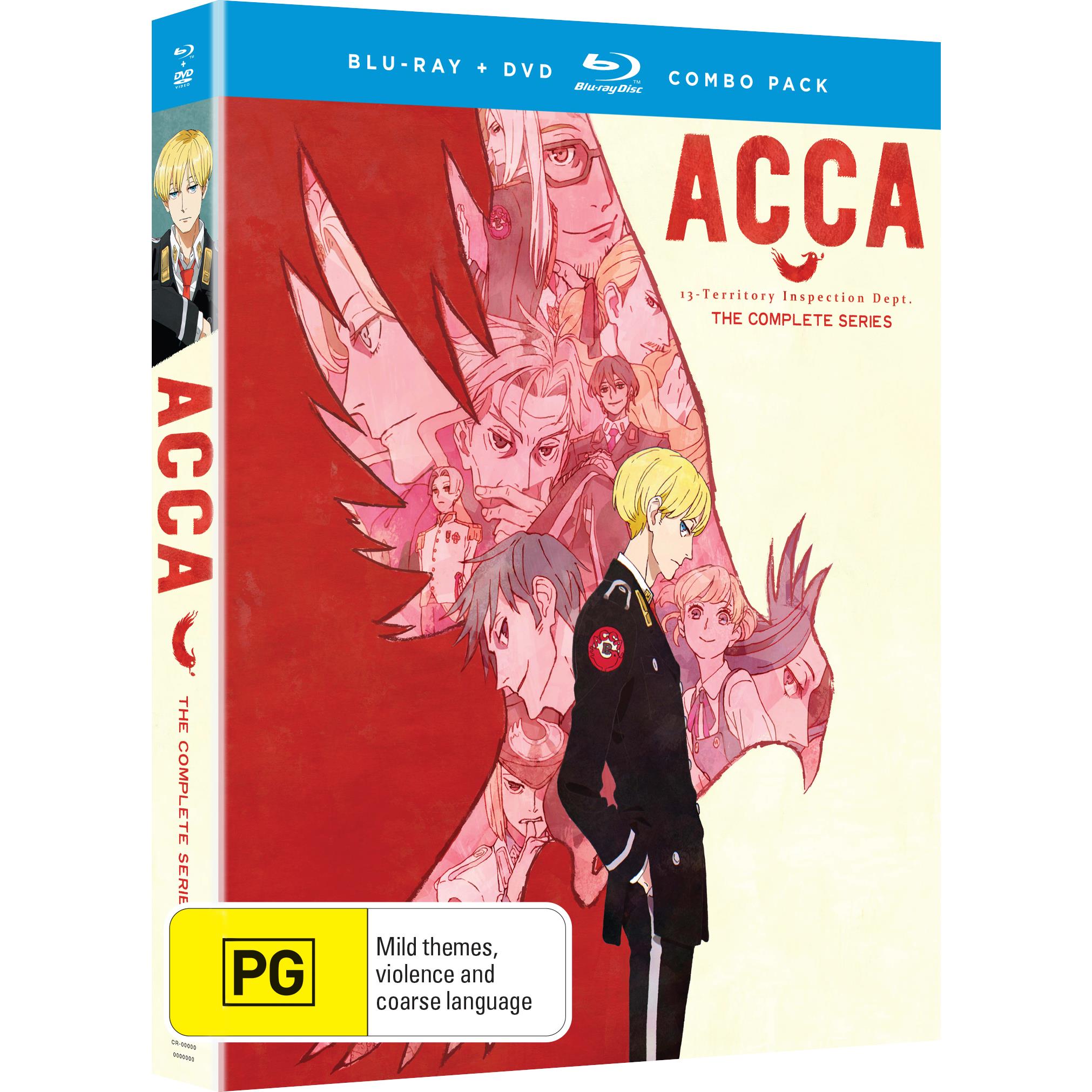 ACCA: The Complete Series - Full Season DVD Box Set | Anime Collection for Fans & Collectors | Perfect for Binge-Watching & Gifts