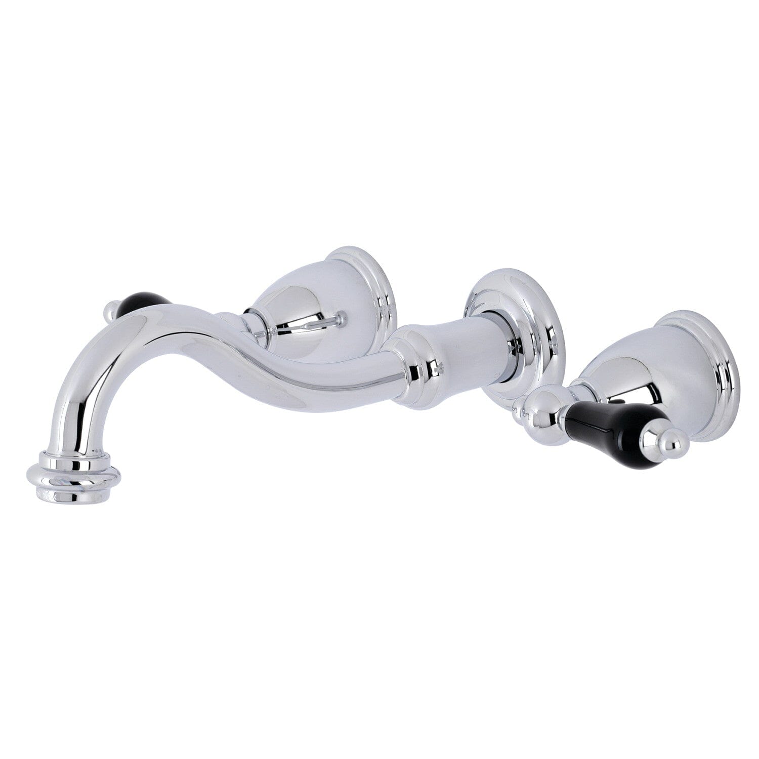Duchess Double Handle 3-Hole Wall Mount Bathroom Faucet - Elegant Brass Finish for Modern Bathrooms | Perfect for Powder Rooms, Master Baths & Spa Retreats