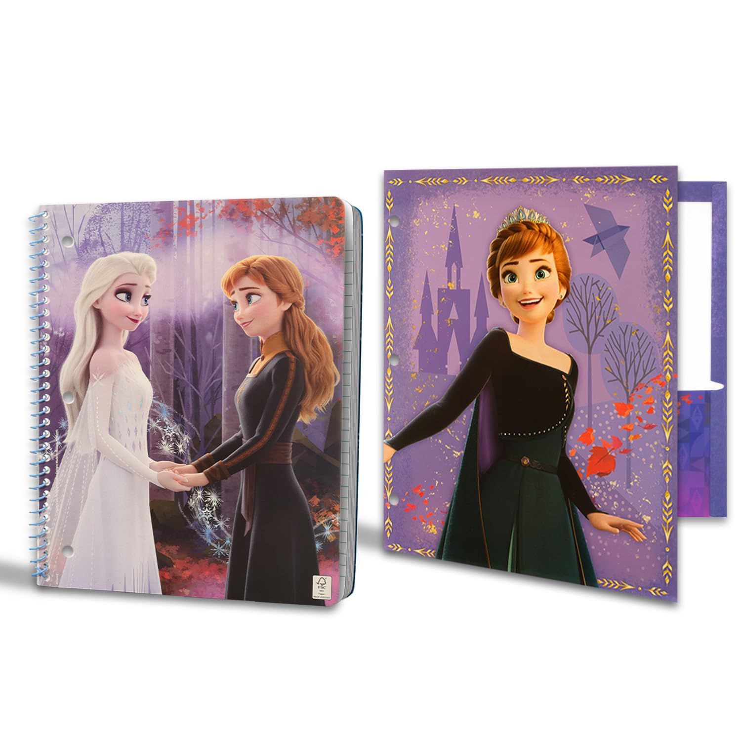 Frozen School Stationery Set - Pencils, Eraser & Notebook for Kids | Back to School Supplies & Gifts