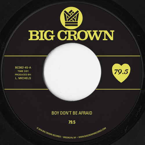 79.5: Boy Don't Be Afraid / I Stay, You Stay - 7 Inch Vinyl Single Record - Perfect for DJs & Music Collectors - Ideal for Home Listening & Retro Music Parties