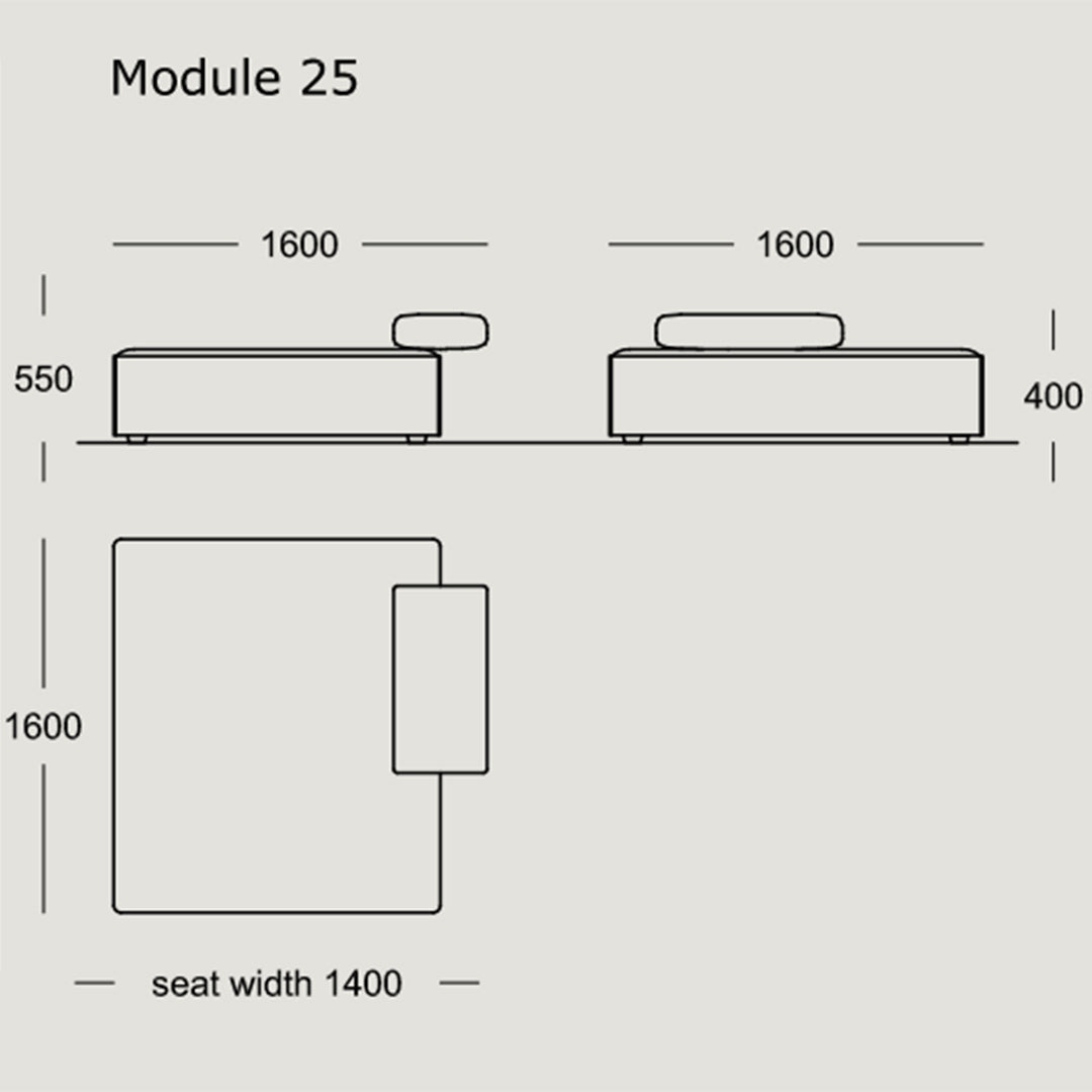 Modular Cinder Block Sofa Set - 24