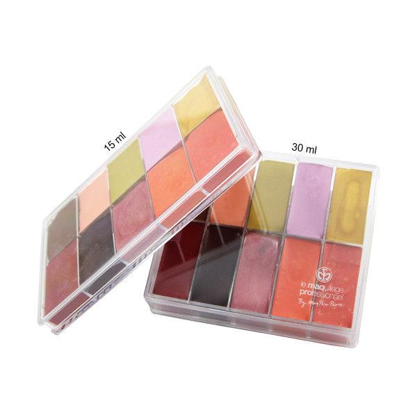 MAQpro Corrector Lip Cheek Petite Palette AI1 - 15ml Multitasking Cream for Concealer, Blush & Lip Tint | Perfect for On-the-Go Touch Ups & Natural Makeup Looks