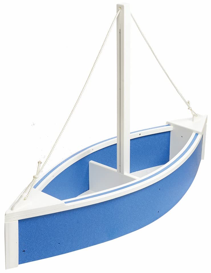 Bright Blue and White