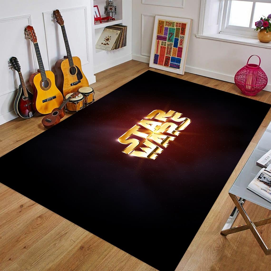 Movie Characters Area Rug - Soft Non-Slip 3x5 4x6 5x8 5.2x9 ft Living Room Bedroom Rug - Pop Culture Home Decor Gift for Movie Lovers - Perfect for Game Rooms, Dorm Decor & Fan Cave Flooring