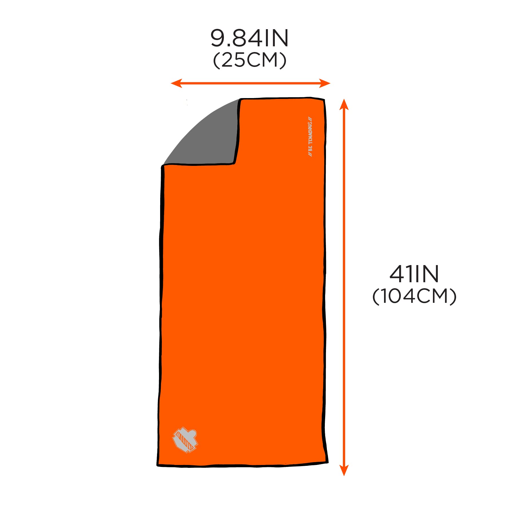Ergodyne Chill Its 6602MF Cooling Towel - Soft Microfiber, UPF 50+ Sun Protection, 41