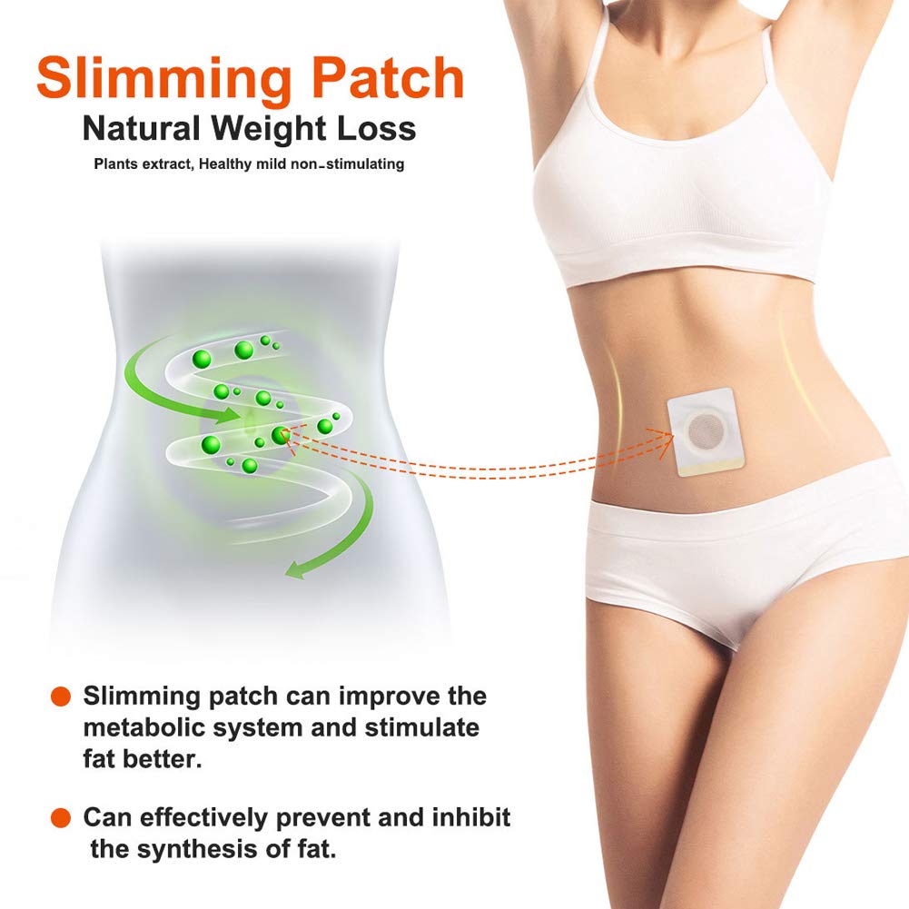 30Pcs Slimming Patches for Belly Fat Burning - Weight Loss Stickers for Body Shaping & Detox - Effective Stomach Fat Burner for Women & Men - Use at Home, Gym or Work