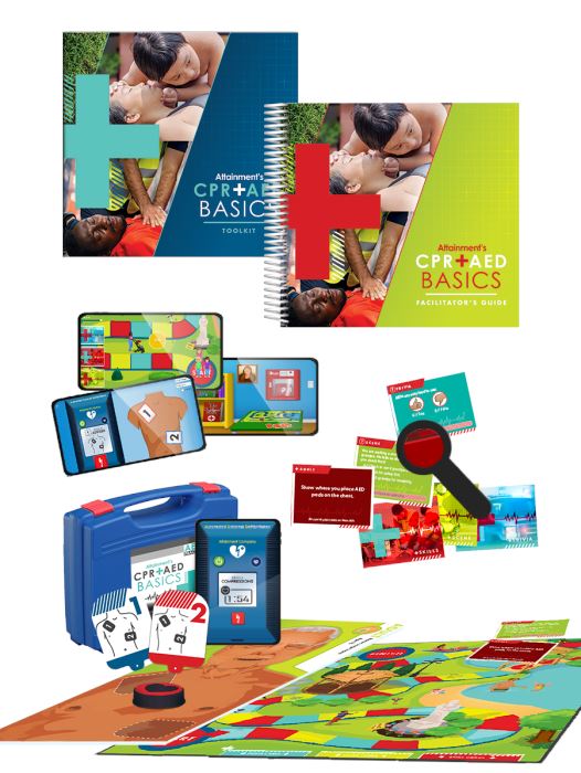 CPR & AED Training Kit - Learn Life-Saving Skills for Emergencies | First Aid Certification Course | Home, Office & Community Safety Preparedness