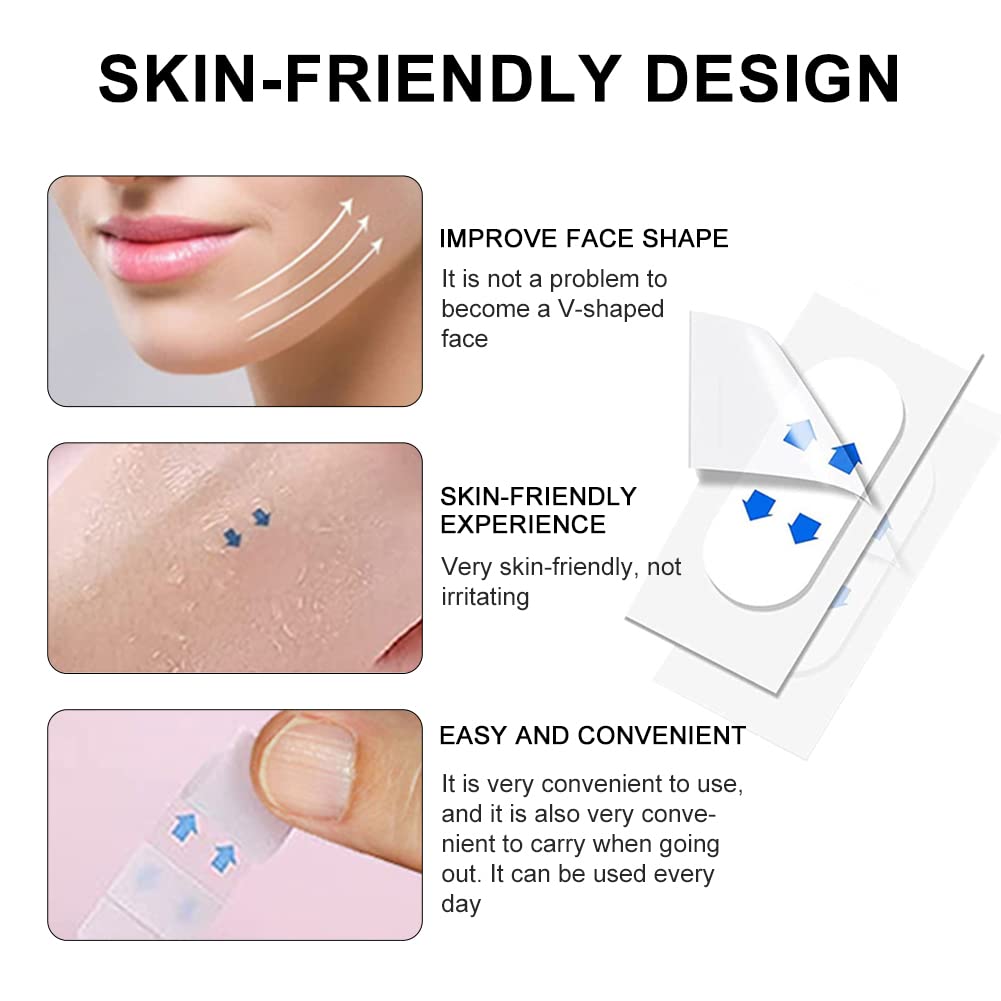 **Face Lifting Tape – 60PCS Instant V-Line Face Lift & Neck Firming Patch – Invisible Anti-Aging Tape for Tightening Skin, Double Chin & Eye Lift – Perfect for Daily Use, Special Events & Skincare Routine**