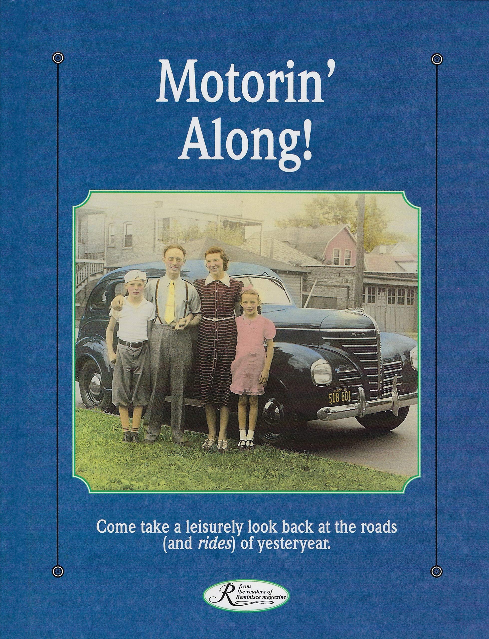 Motorin' Along - Nostalgic American Road Trip Book | Perfect for Travel Enthusiasts & Vintage Car Lovers | Great Gift for Road Trips, Camping & Coffee Table Decor