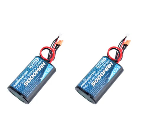 RadioMaster 2S Li-ion Battery 7.4V 5000mAh with XT30 Connector - Compatible with TX16S Radio Transmitter & Remote Controller - Perfect for RC Drones, FPV Racing, and Long-Duration Flight Sessions