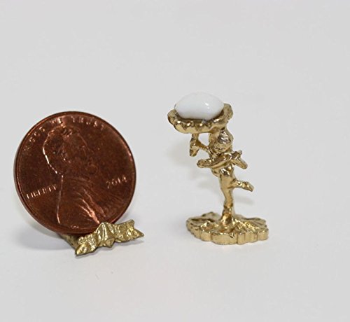 Elegant Miniature Cupid Soap Dish for Dollhouse Bathroom | Small Scale Mini Soap Holder | Perfect for Dollhouse Decor, DIY Miniatures & Collectors