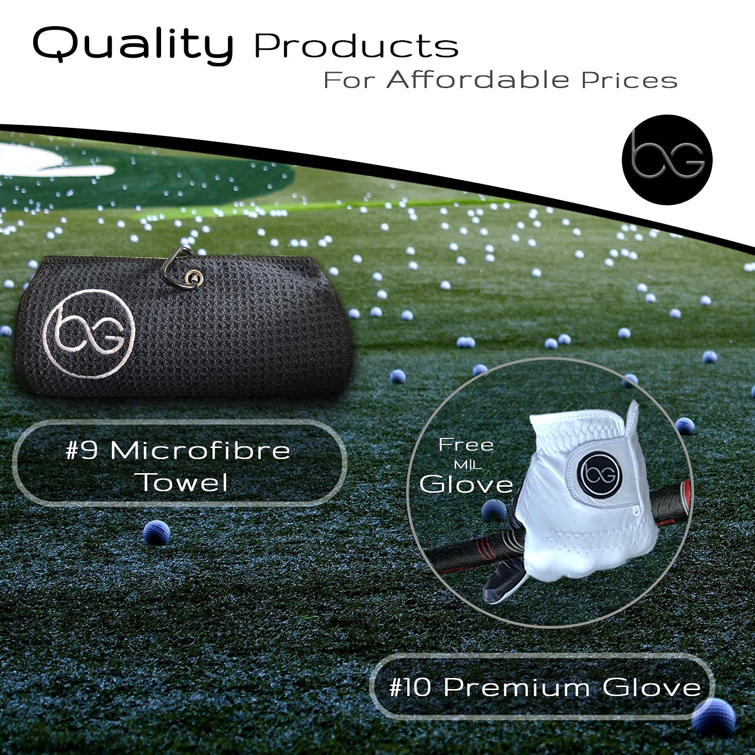 Premium Golf Gift Box for Men - Signature Golf Accessories Set with Golf Balls, Towel & More | Perfect Golf Lover Gift for Birthdays, Father's Day & Corporate Events