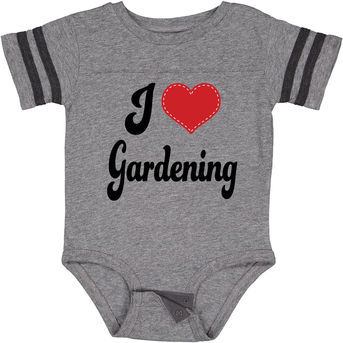 Inktastic Gardener I Love Gardening Baby Bodysuit - Cute Organic Cotton Onesie for Infants & Toddlers - Perfect for Gardening Enthusiasts, Outdoor Activities & Family Photos