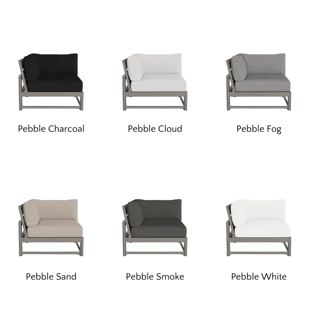 Breeze XL Outdoor Corner Sectional Sofa - Waterproof Patio Furniture Set with Cushions for Backyard, Poolside & Garden Relaxation
