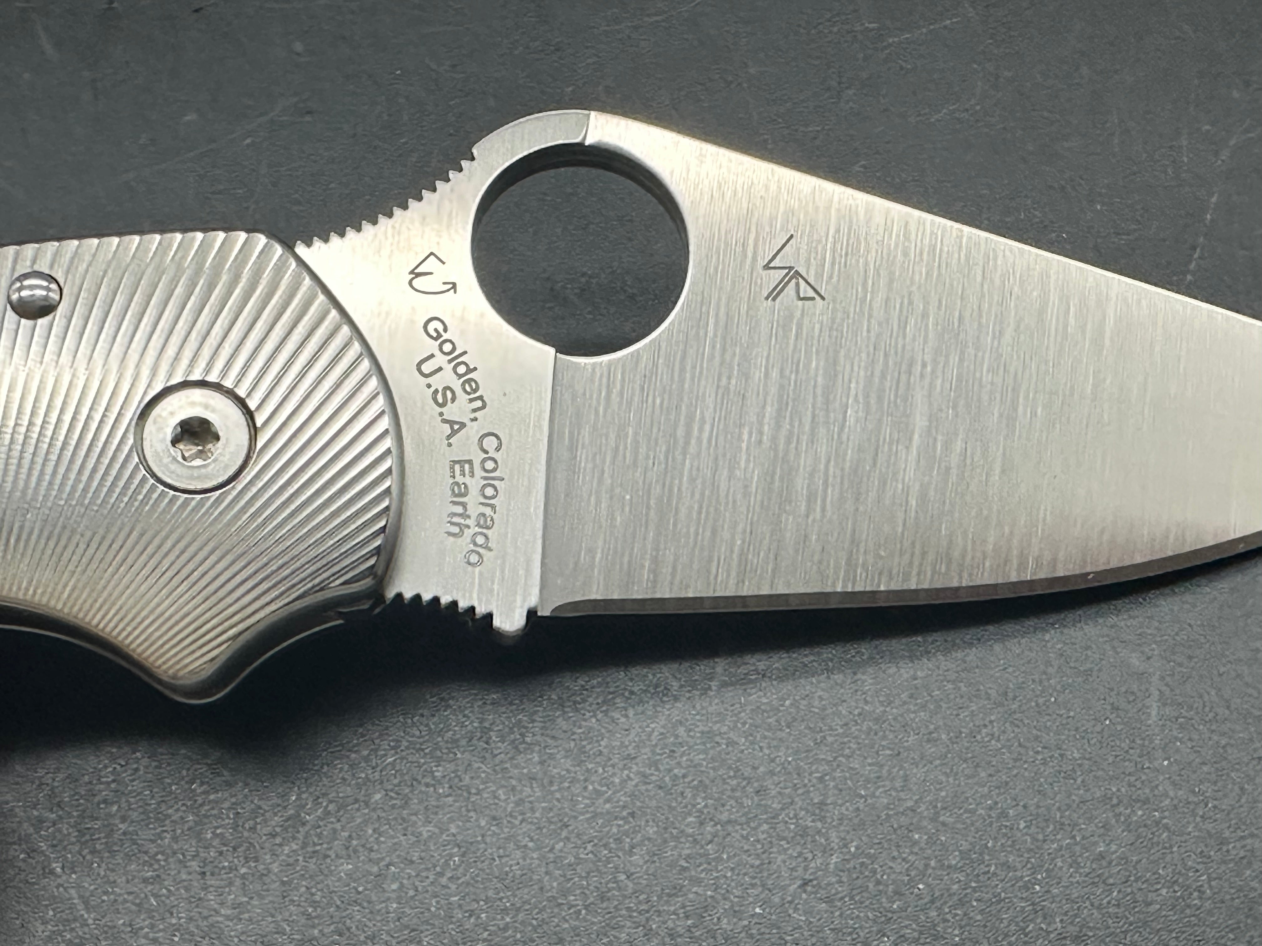 Spyderco Para 3 Folding Knife with Compression Lock - Satin S110V Blade - EDC Pocket Knife for Outdoor, Camping & Everyday Carry