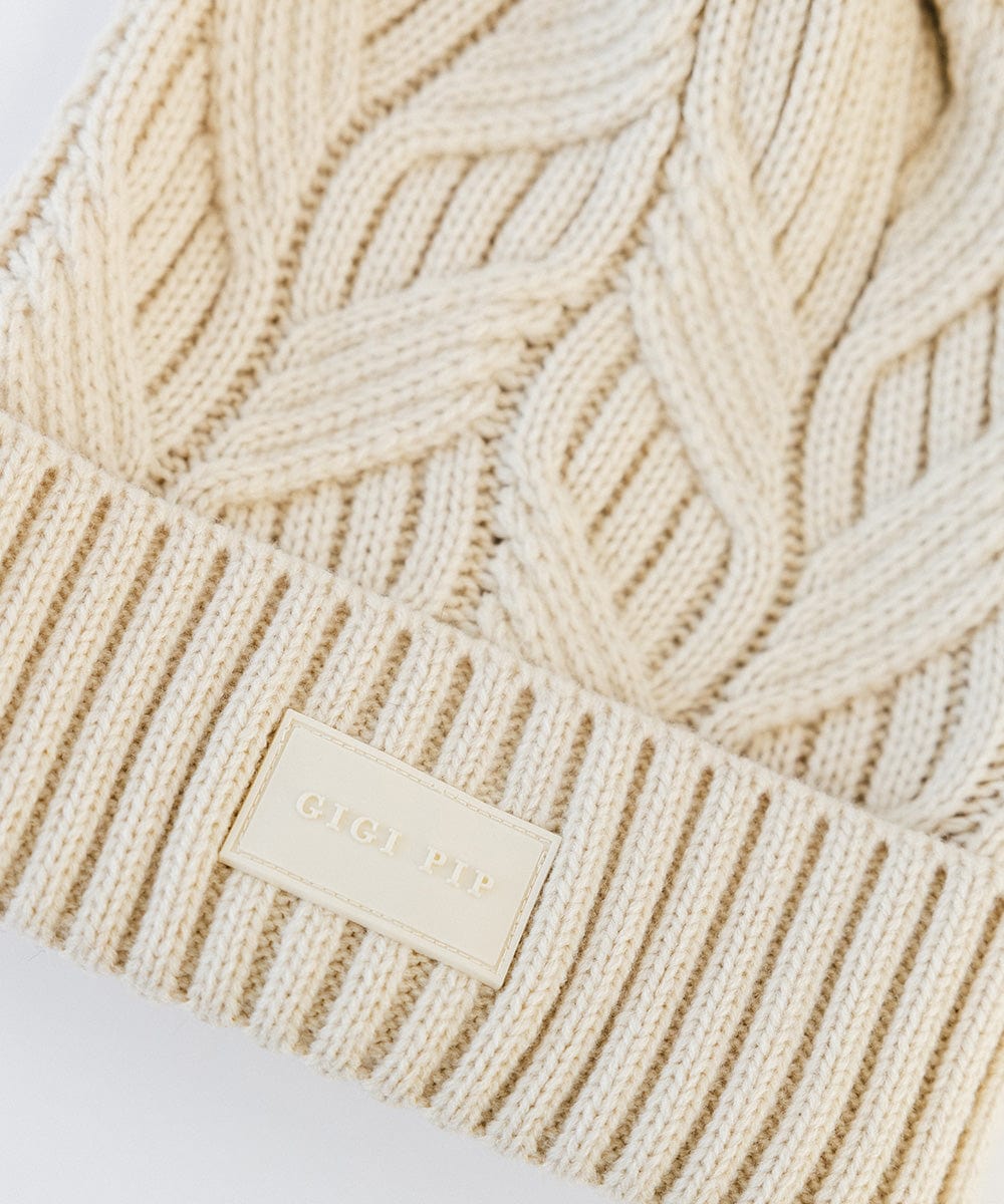 Ida Cable Knit Beanie Hat for Women & Men - Soft Winter Warm Knitted Cap - Perfect for Skiing, Snowboarding & Outdoor Activities