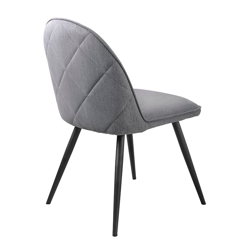 MINTO Modern Grey Dining Chair - Comfortable & Stylish for Kitchen, Dining Room, and Home Office Use