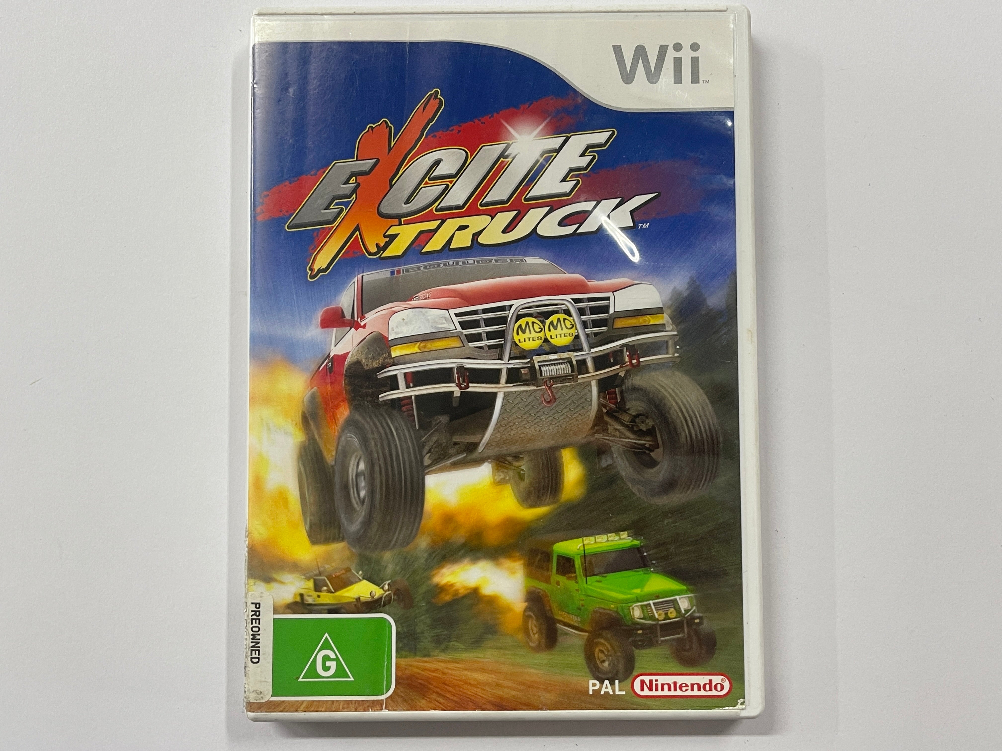 Excite Truck Complete In Original Case - Nintendo Wii Racing Game for Kids & Adults - Perfect for Family Game Nights & Competitive Play