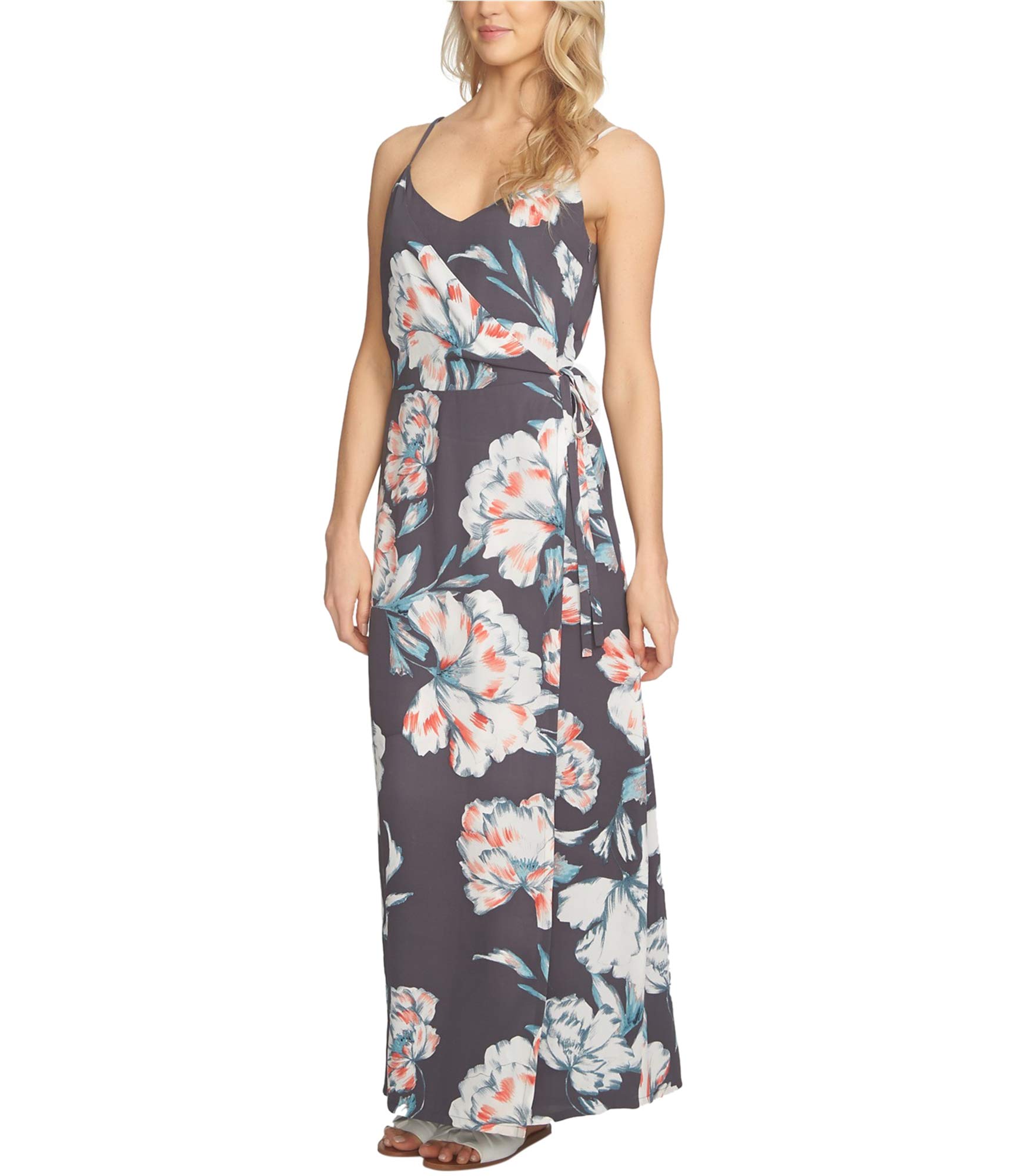 STATE Women's Floral Wrap Dress - Summer Beach & Party Wear