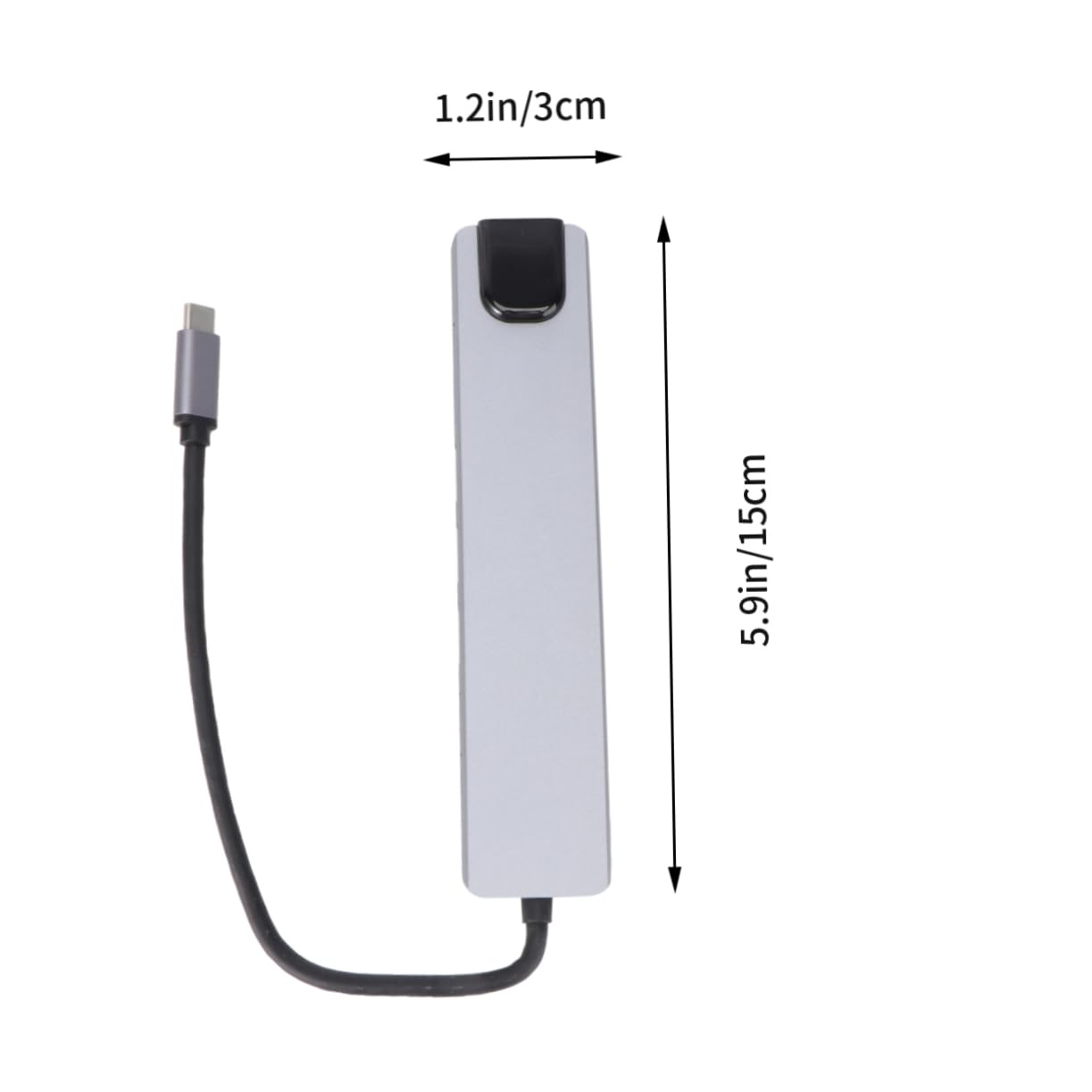 HOMSFOU 8-in-1 USB 3.0 Hub with 4K HDMI, Fast Charging Port - Perfect for Laptop, PC, MacBook Pro/Air, Home Office & Gaming Setup