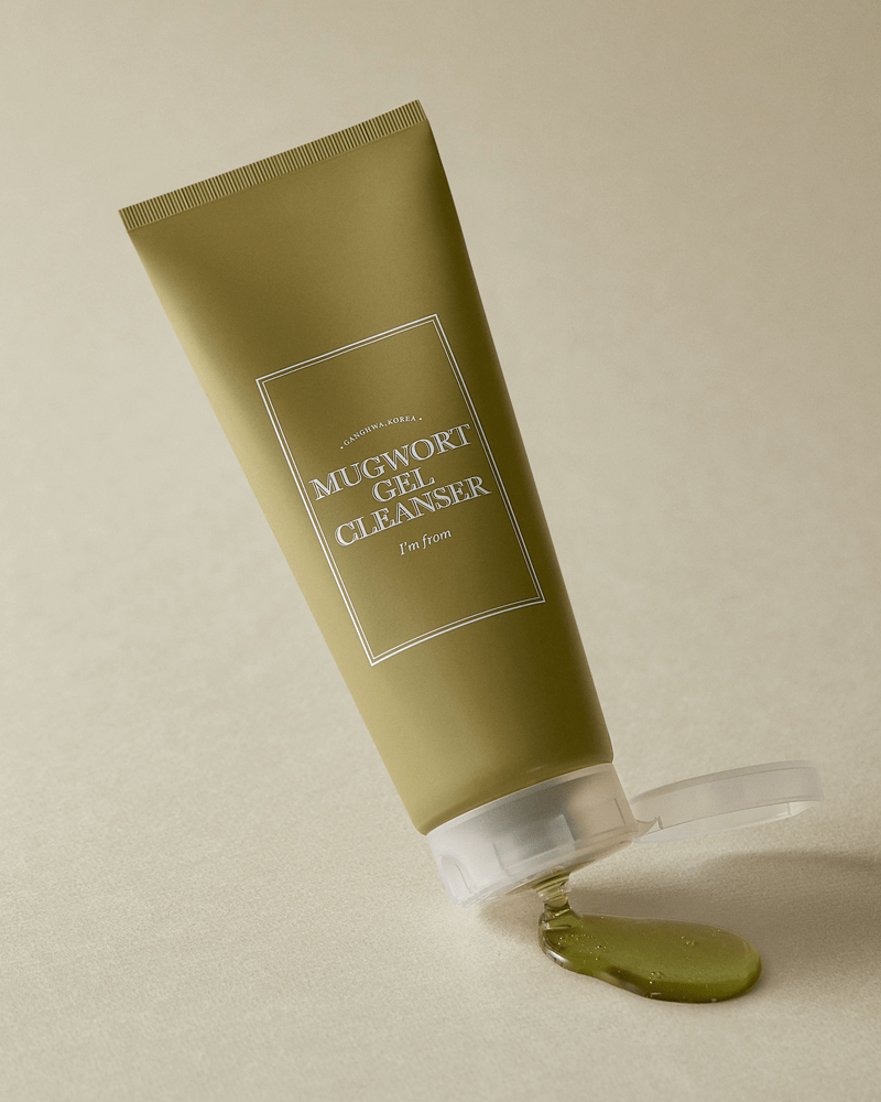 I'm From Mugwort Gel Cleanser - Korean Skincare for Acne-Prone & Sensitive Skin - Gentle Face Wash for Daily Use & Travel