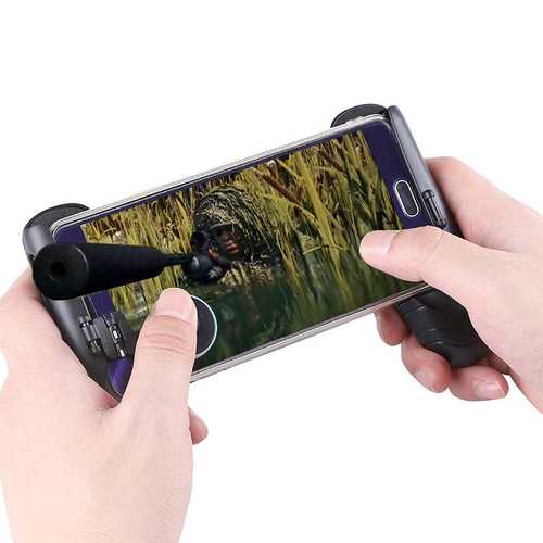 Bakeey Game Controller - Mobile Phone Gamepad Trigger for PUBG, Fortnite, Call of Duty | Ergonomic Hand Grip & Phone Holder for FPS Shooting Games - Perfect for Gaming on the Go