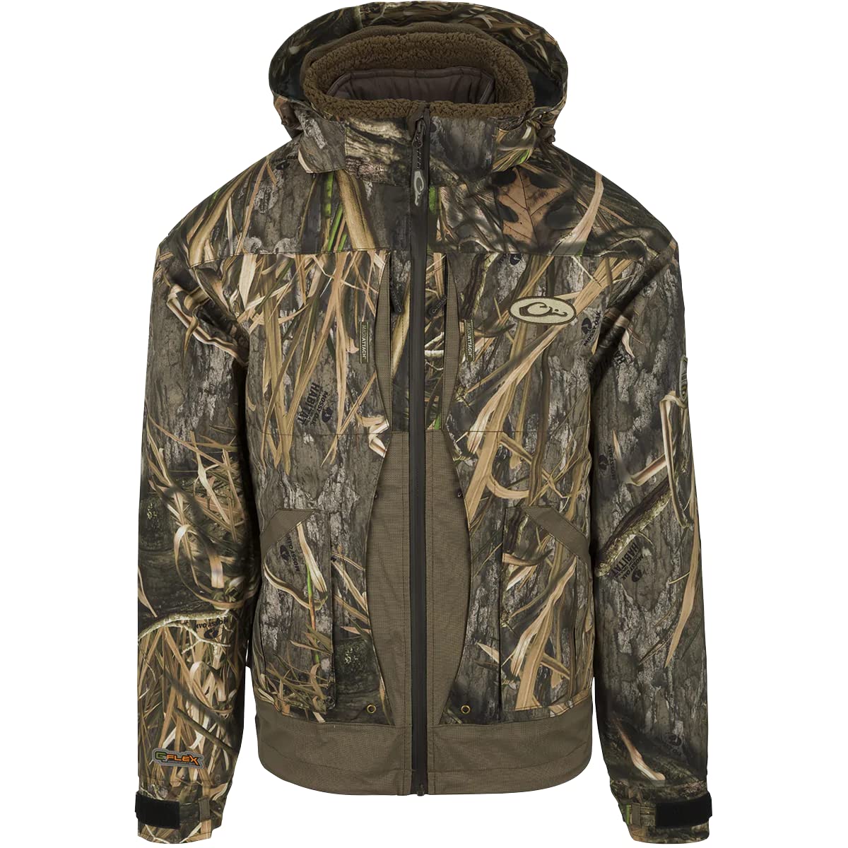 Drake Waterfowl Men's G3 Flex 3-in-1 Waterproof Hunting Jacket - Lightweight Insulated Camo Coat for Cold Weather & Outdoor Adventures