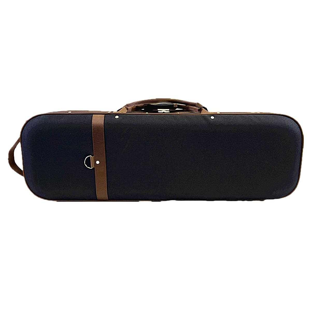 Premium 3/4 Size Foam Padded Oblong Violin Case with Free Strings - Perfect for Student Musicians & Travel Protection