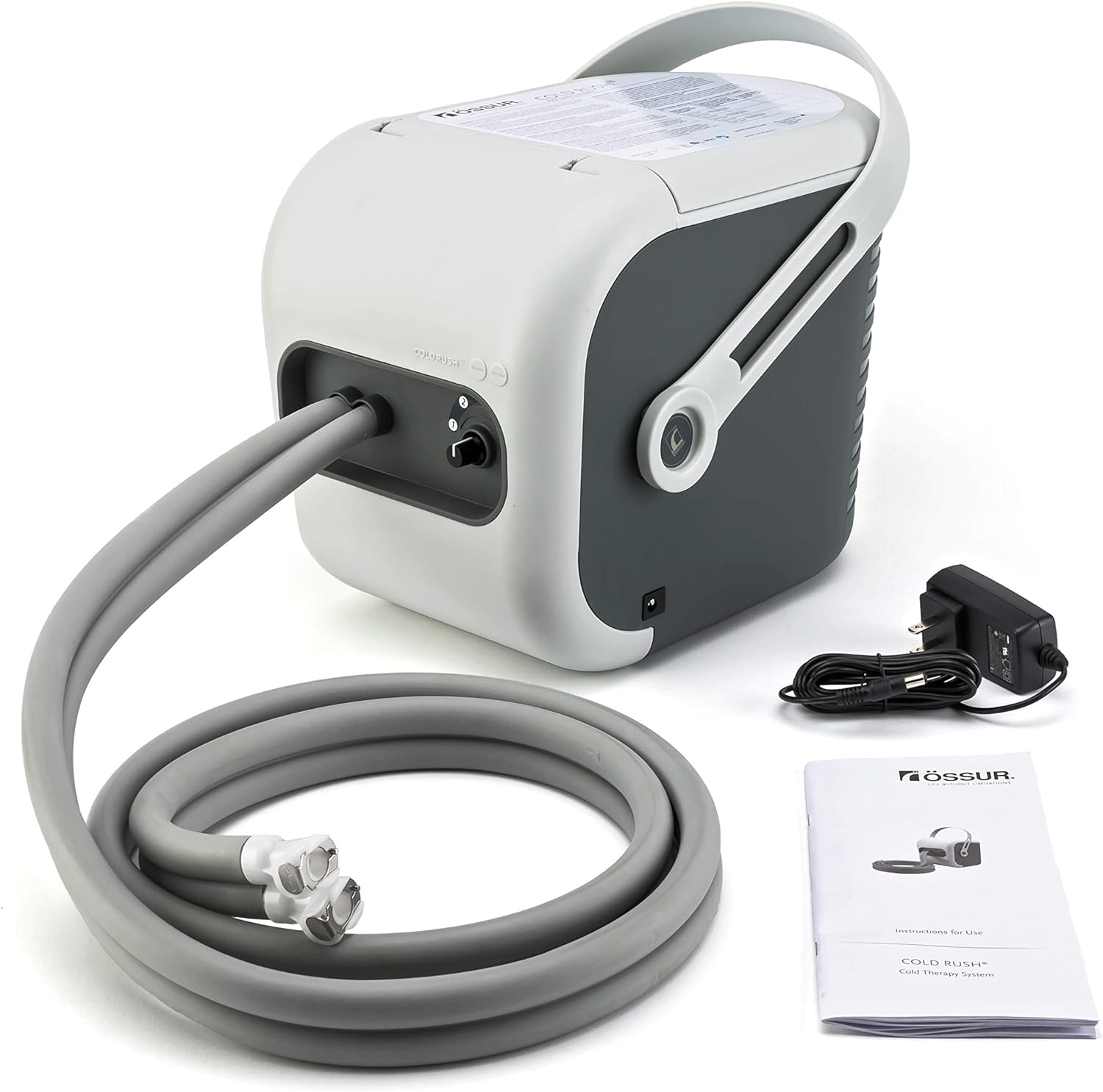 Ossur Cold Rush Cold Therapy Machine System with Pads - Pain Relief & Recovery for Knee, Shoulder, and Post-Surgery Rehabilitation
