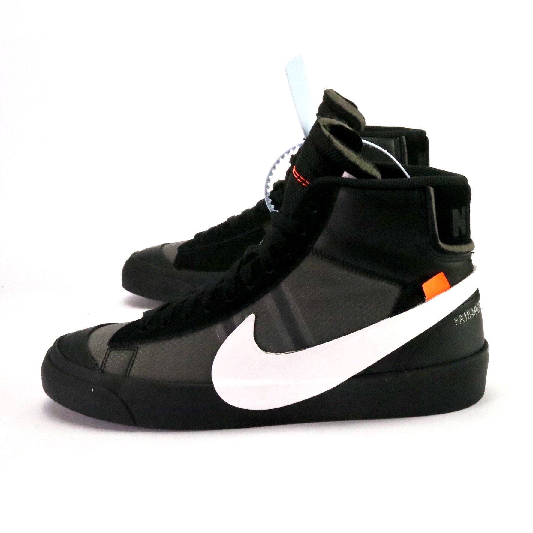 Nike x Off-White Blazer Mid Sneakers - Black & White High-Top Basketball Shoes for Men | Streetwear Fashion & Casual Wear