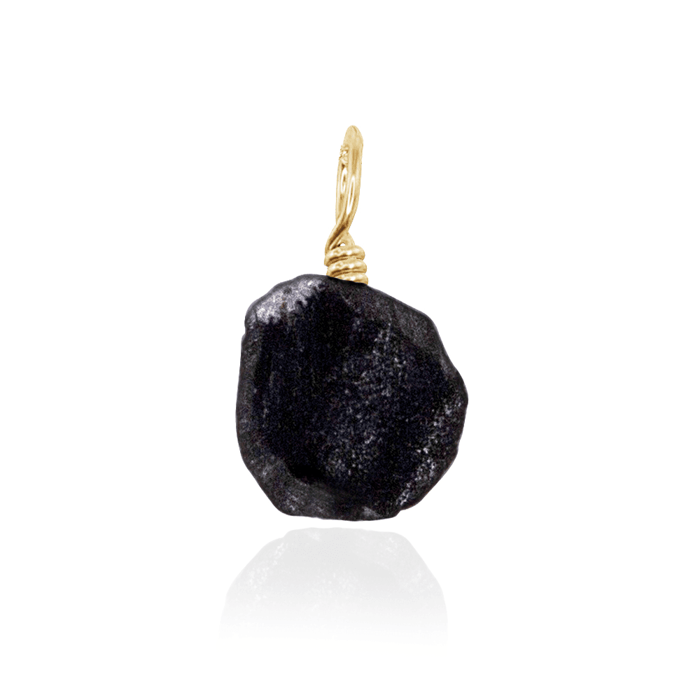 Natural Raw Obsidian Crystal Pendant Necklace - Black Protection Stone Jewelry for Women & Men | Perfect for Meditation, Energy Healing & Spiritual Gifts
