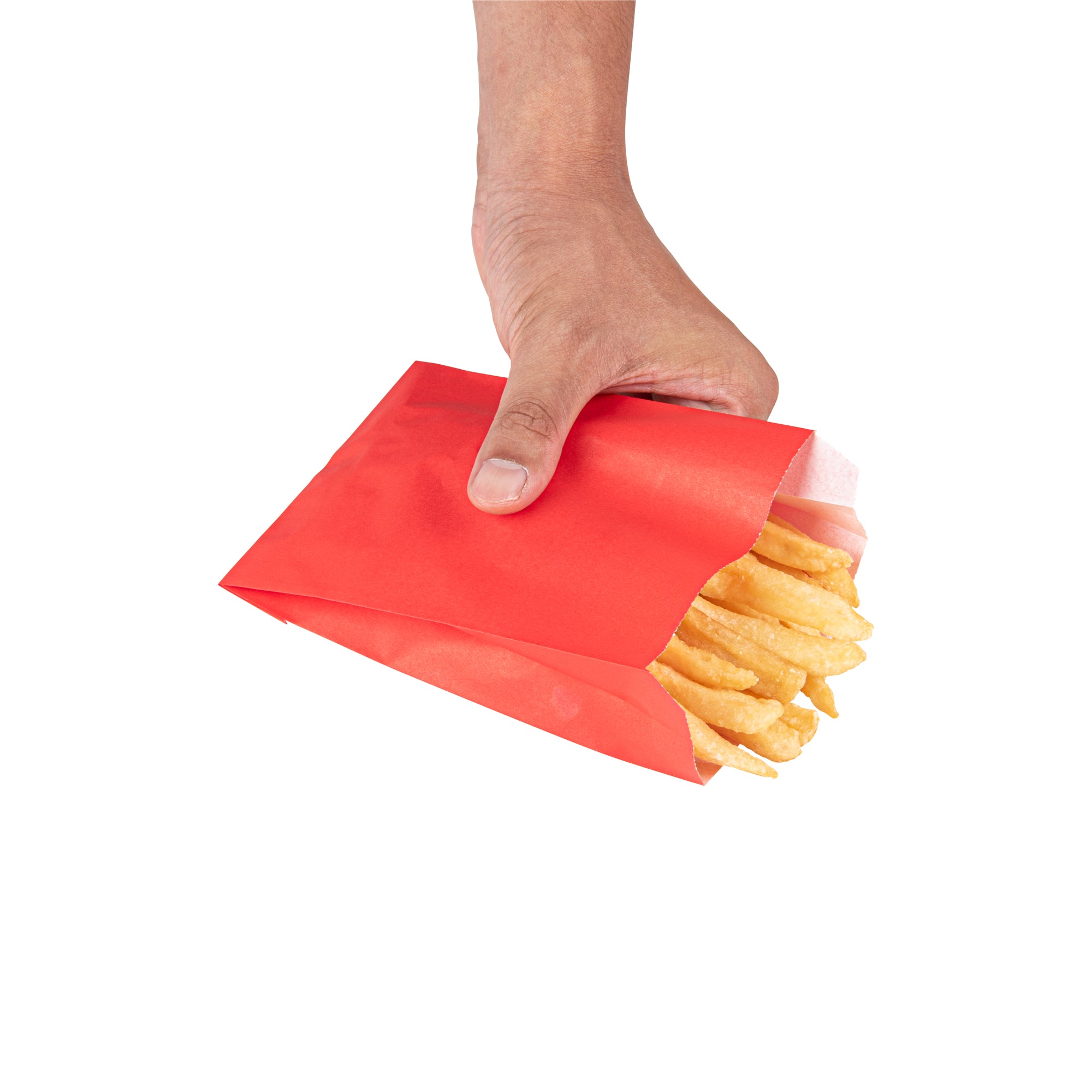 Red French Fry & Snack Bags 4.25