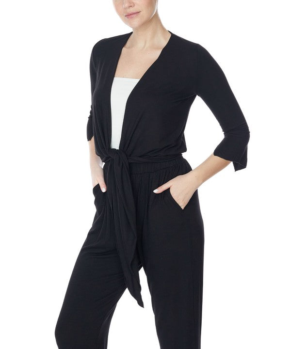 Eco-Friendly Bamboo Yoga Shrug Cardigan - Soft & Breathable Cover-Up for Yoga, Meditation & Lounge Wear - Perfect for Studios, Home & Outdoor Activities