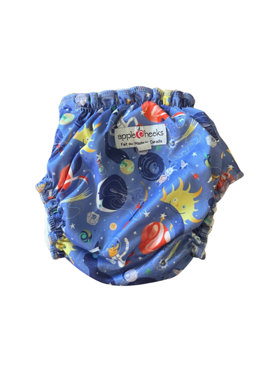 Apple Cheeks Cloth Diaper One Size - Reusable Eco-Friendly Baby Diapers for Newborn to Toddler | Perfect for Daycare, Travel & Overnight Use