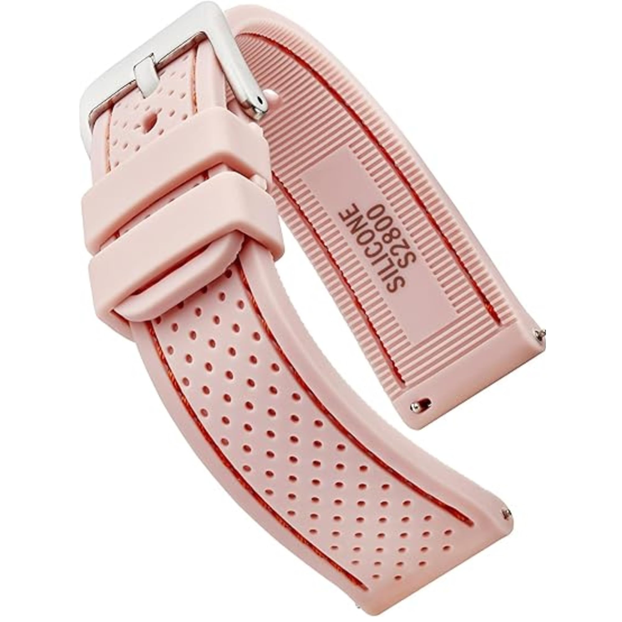 Premium Soft Silicone Adjustable Watch Band for Women & Men - Waterproof Quick Release Rubber Strap Compatible with Smartwatches & Regular Watches - Perfect for Sports, Swimming & Everyday Wear