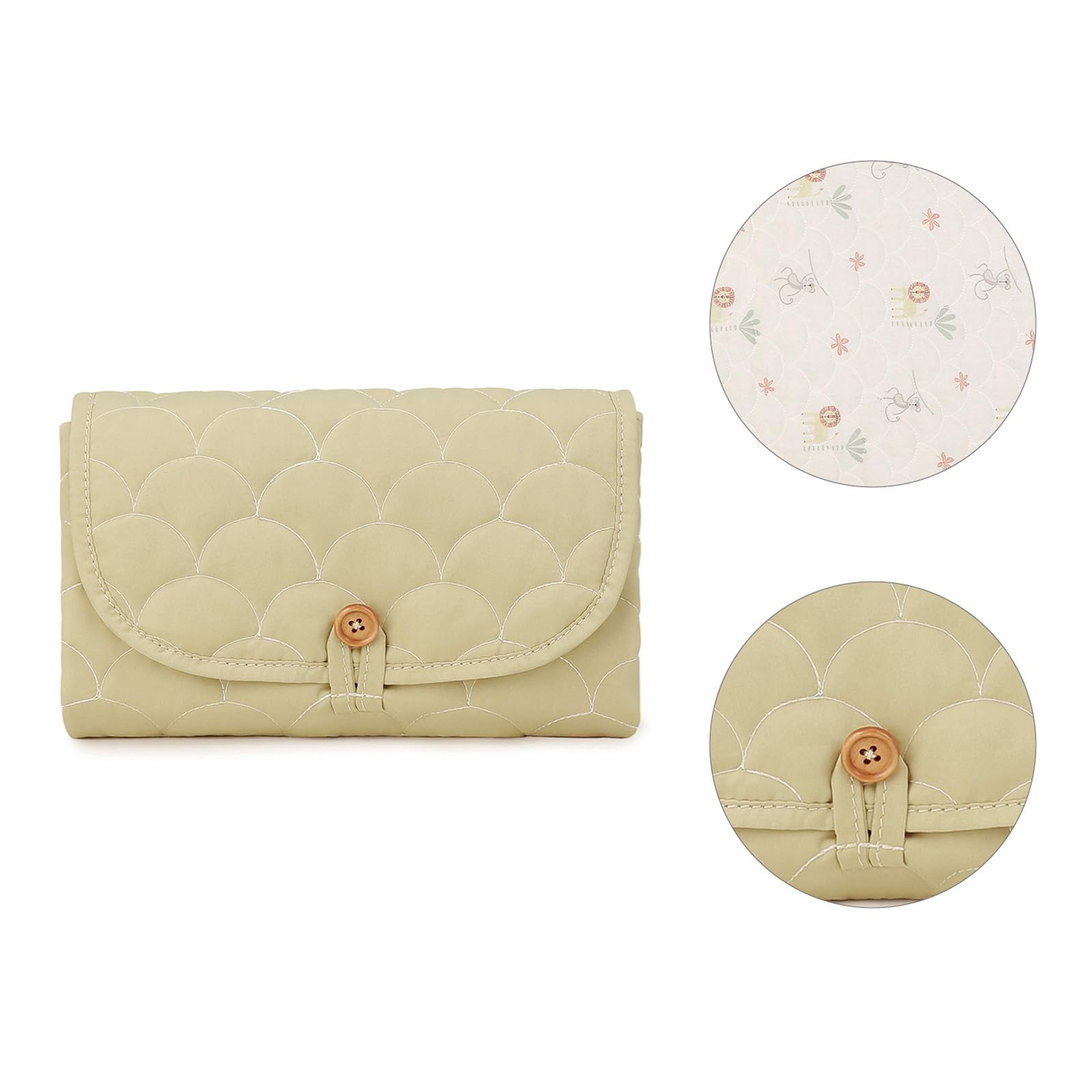 Portable Foldable Baby Diaper Changing Mat - Waterproof Travel Changing Pad for Infants & Toddlers - Perfect for On-the-Go Parents, Airplane, Car & Outdoor Use