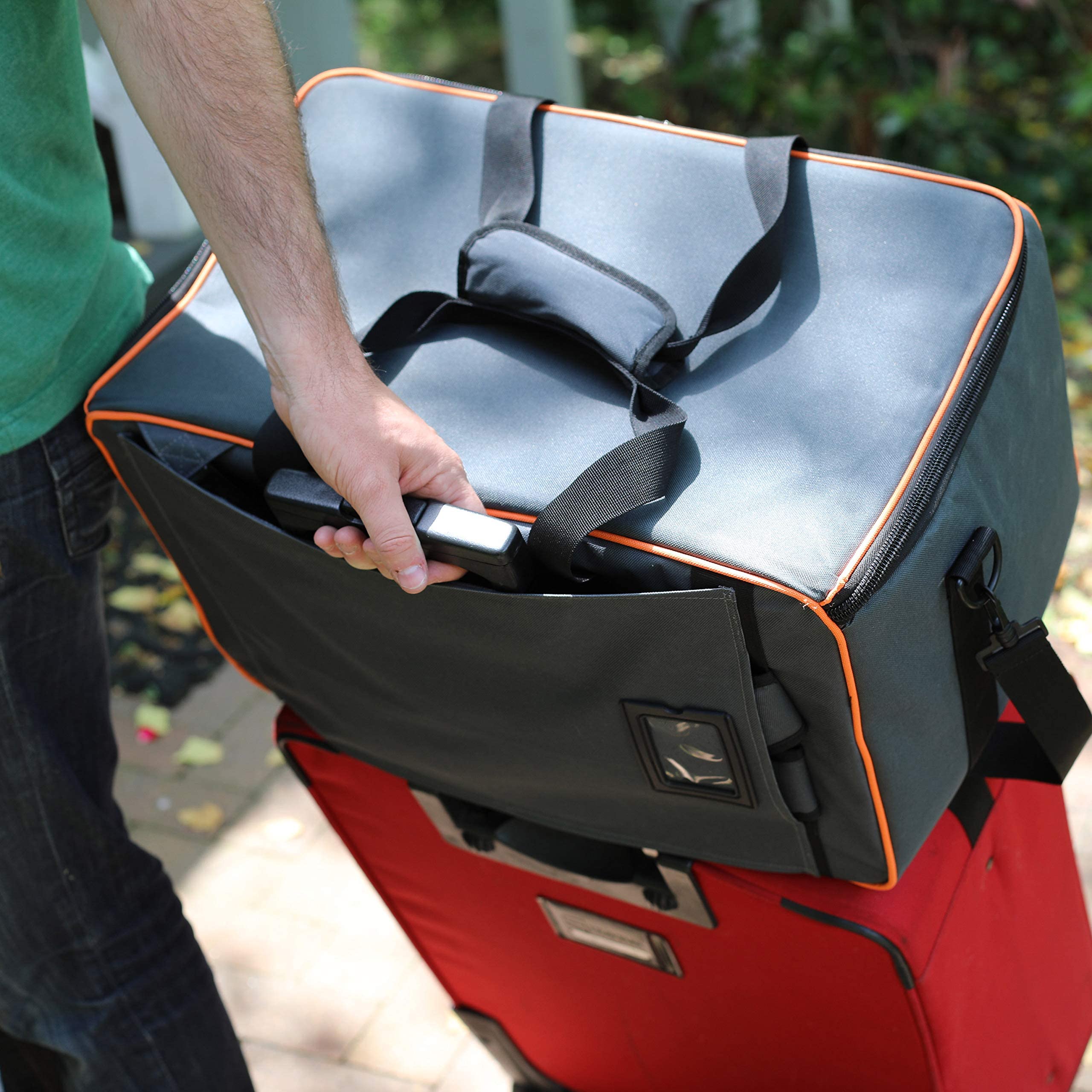 Premium Board Game Bag - Waterproof & Padded Storage Backpack with Adjustable Shoulder Straps & Luggage Slip - Perfect for Travel, Game Nights & Conventions