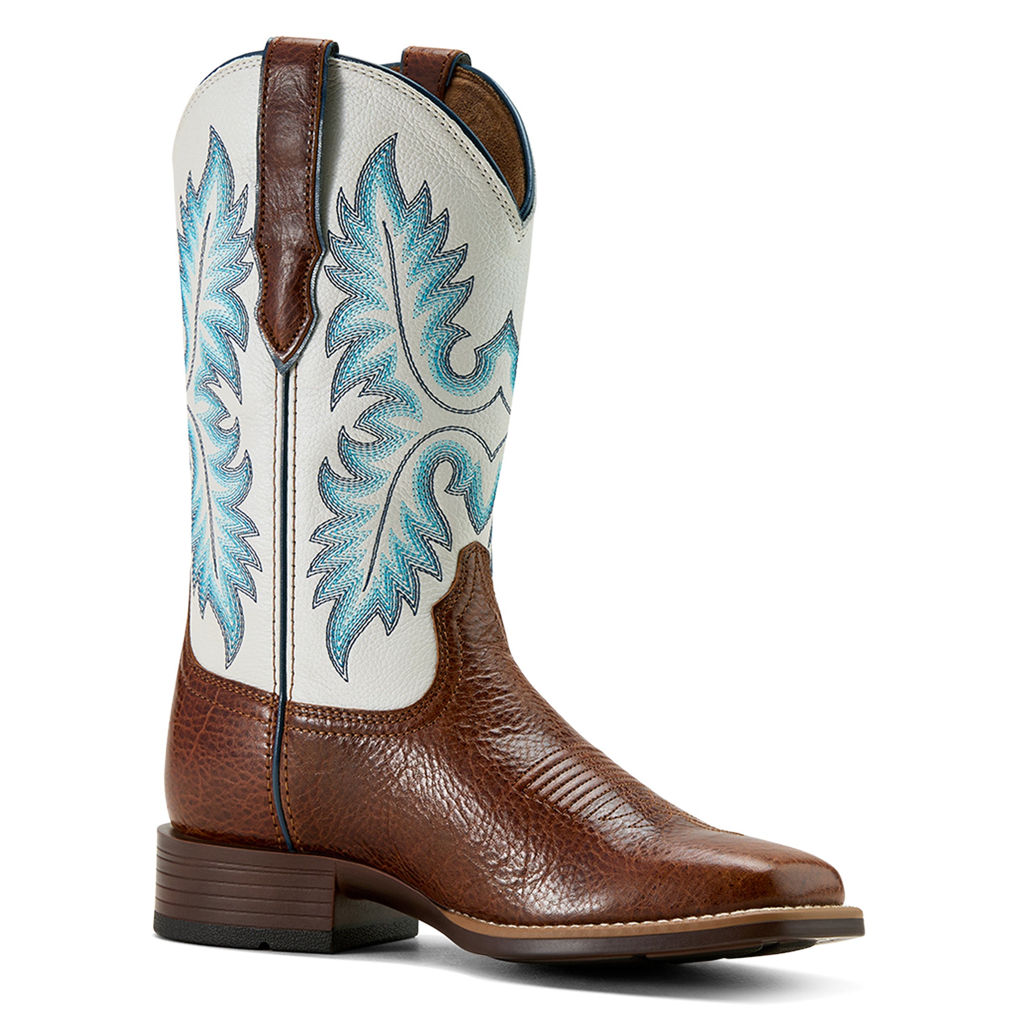 Ariat Women's Gingersnap & White Canyon Point Western Boots - Comfortable Cowgirl Boots for Riding, Work & Everyday Wear