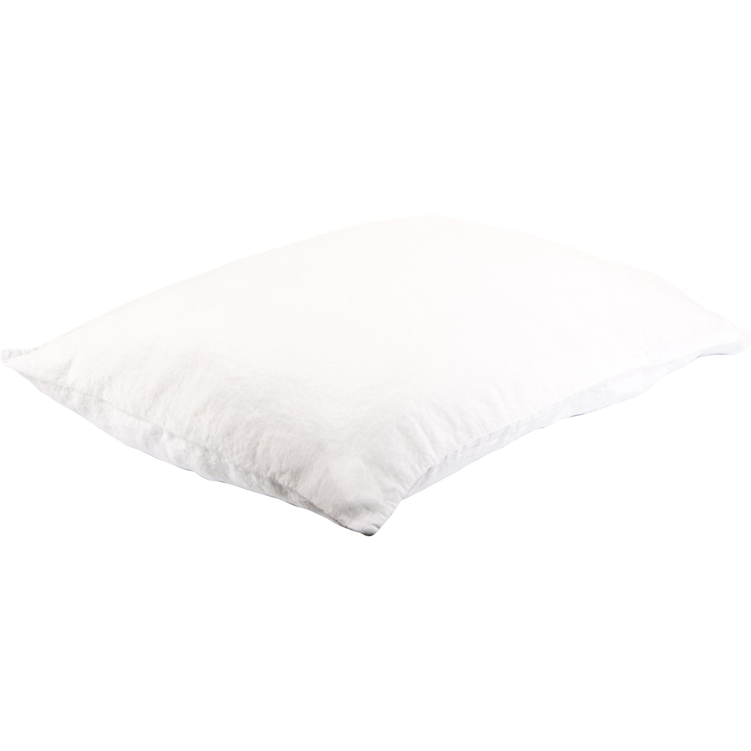 Premium Optical White Washed Cotton Pillowcase Set - Soft & Breathable Bed Linen for Side Sleepers, Hotel Style Luxury Bedding - Perfect for Master Bedroom, Guest Room & Airbnb